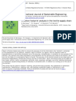 Carbon Footprint Analysis in Textile Suppy Chain