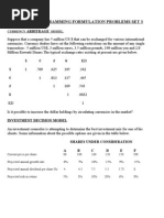 Linear Programming Formulation Problems Set 3