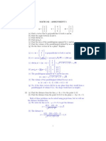 MATH 102 ASSIGNMENT 5 SOLUTIONS