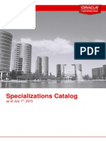 Specialization Catalog