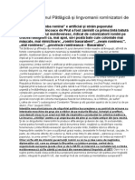 Gh. Ghidirim. Domnul Pătlăgică Şi Lingvomanii Romînizatori de Pe Bîc