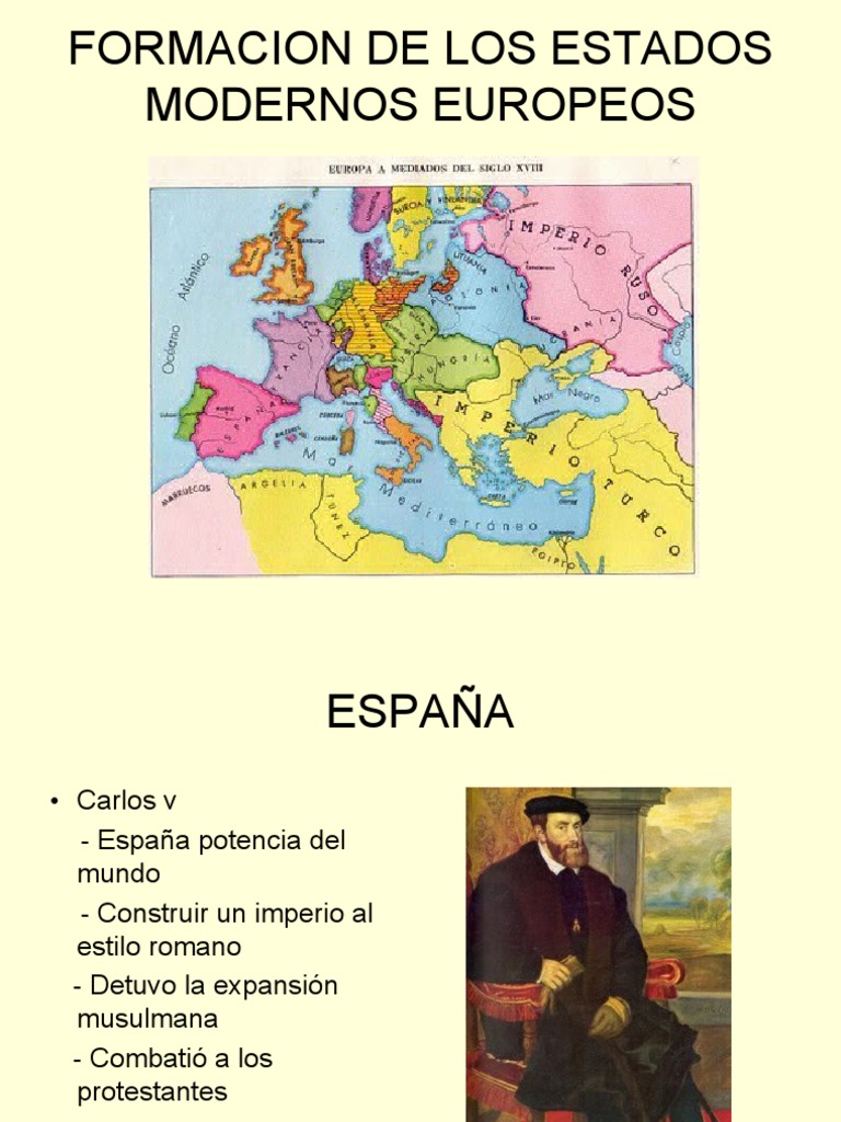 Formacion de Los Estados Modernos Europeos Hist 3ro