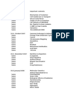 B.S. Biology Notes Collection 2007-2008