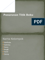 Penurunan Titik Beku