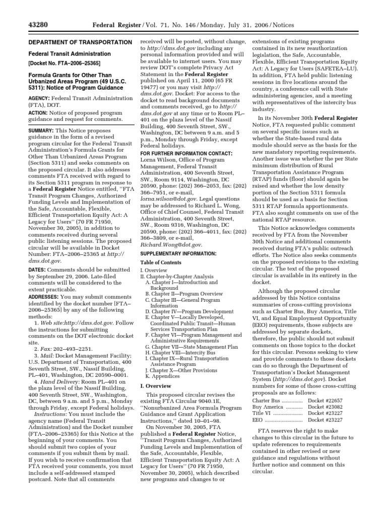 Notice: Reports and Guidance Documents Availability, Etc.: Other Than ...
