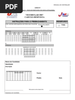 Anexo IV - Modelos de Cartoes-respostas