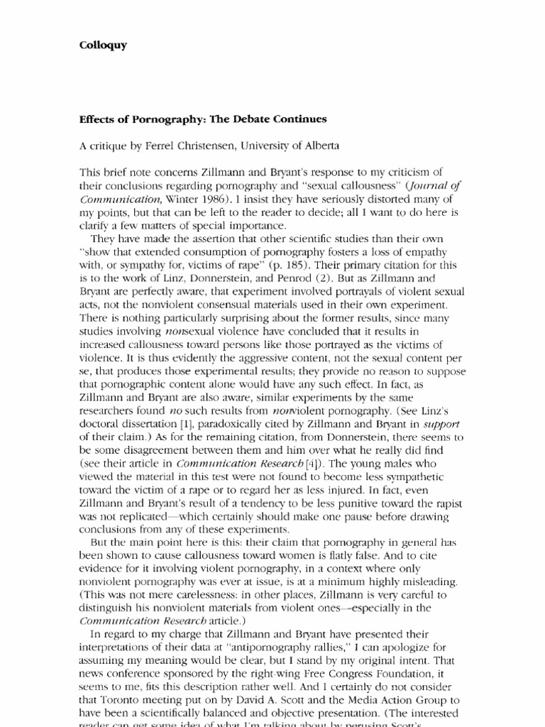 Pornography debate essay 04 image