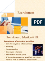 Recruitment