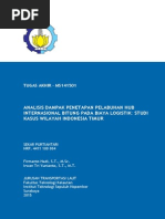Download ANALISIS DAMPAK PENETAPAN PELABUHAN HUB INTERNASIONAL BITUNG PADA BIAYA LOGISTIK STUDI KASUS WILAYAH INDONESIA TIMUR by Sekar Purtiantari SN280672425 doc pdf