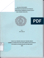 Analisa Pemotongan dan Pengaruh terhadap Kekasaran Material