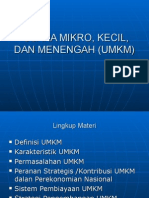 Usaha Mikro, Kecil, Dan Menengah (Umkm)