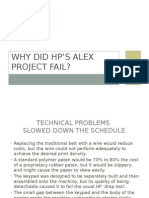 Why Did HP's Alex Project Fail?