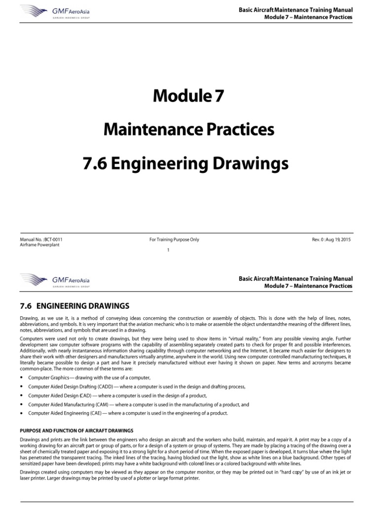 7.6 Engineering Drawings, Diagrams and Standards - Form GMF | PDF