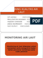 Monitoring Kualitas Air Laut