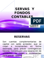 Reservas y fondos contables