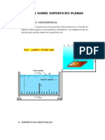 Fuerzas Sobre Superficies Planas