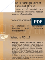 What Is Foreign Direct Investment (FDI) ?