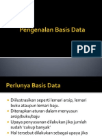 Pengenalan Basis Data