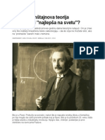 CARLO ROVELLI - Zašto Je Ajnštajnova Teorija Relativiteta Najlepša Na Svetu