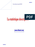 statistiques descriptives