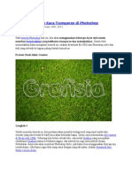 Teks Dengan Efek Kaca Transparan Di Photoshop