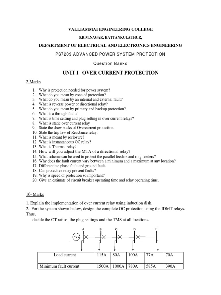 PS7203Advanced Power System Protection PDF Relay Signal