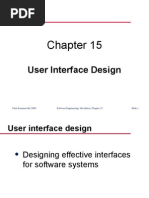 Ch15 User Interface Design