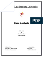National Law Institute University: Case Analysis