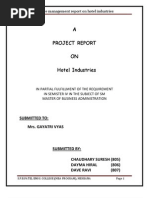 Download report on Hotel industries by chaudhary92  SN28071438 doc pdf