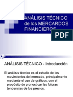 Análisis Técnico de Los Mercardos Financieros