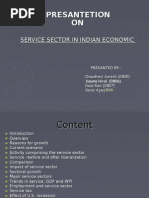 Download Service Sector in Indian Economy by chaudhary92  SN28071837 doc pdf