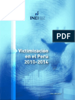 Victimizacion en El Peru 2010 a 2014 - Inei