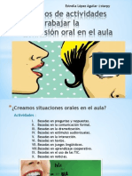 Actividades para Trabajar La Expresión Oral PDF