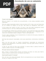 Maçonaria, Revelação de Um Ex-satanista