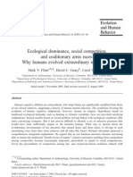 Why Humans Evolved Extraordinary Intelligence Flinnetal2005