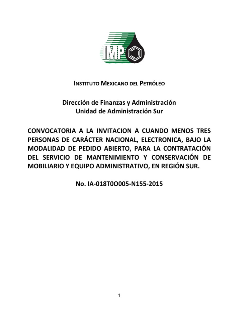 Modelo de Convocatoria México Herramientas
