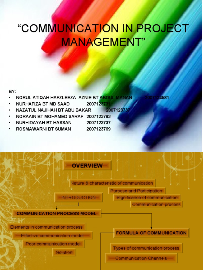 Effective Communication in Project Management | PDF | Code | Communication