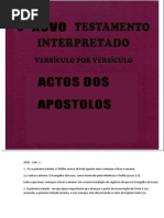 Bíblia Comentada - Versículo Por Versículo [Atos Dos Apóstolos]