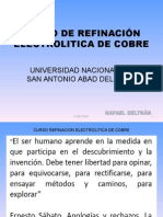 Electrorefinacion de Cobre R. Beltran Ilo