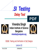 VLSI Testing: Delay Test