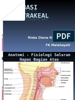 Intubasi Endotrakeal - Riska