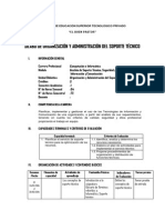 Silabo Modular Organizacion Del Soporte Tecnico 2014-i