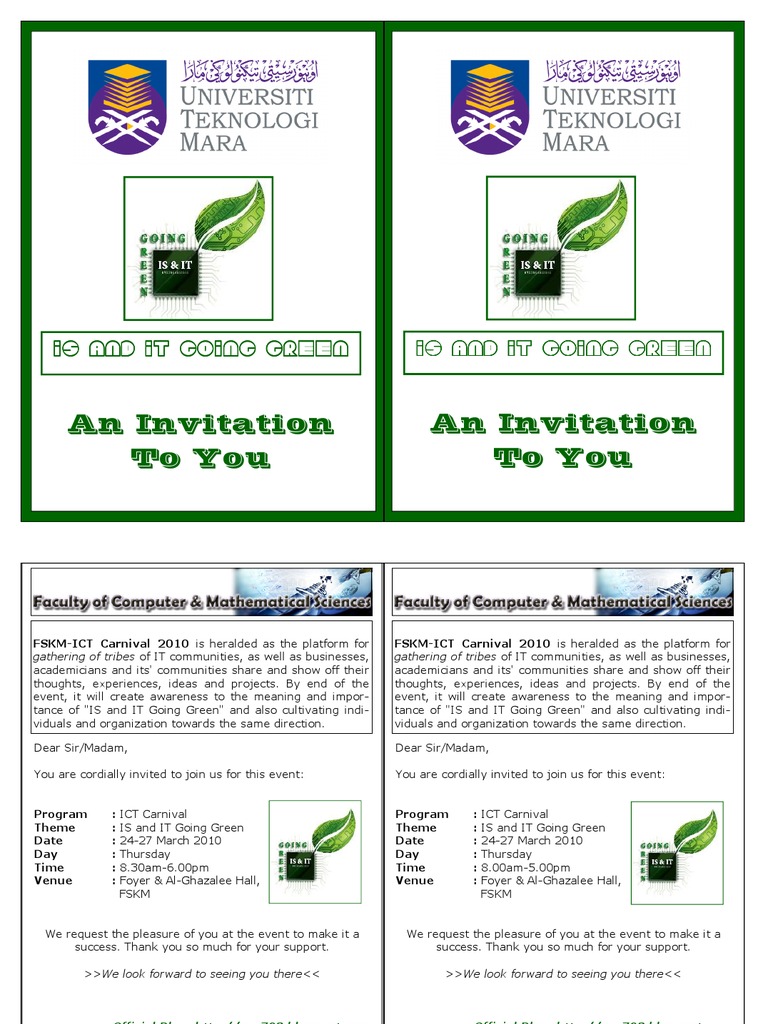 Invitation Card | PDF | Computers