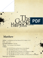 the gospels overview