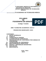 Silabo Fisioterapia en Geriatría 2015-Ii