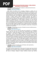 Noticias Sobre Educación Enfocadas y Analizadas Mediante La Sociología