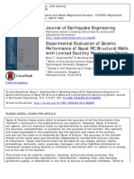 Journal Experimental Evaluation of Seismic Performance..