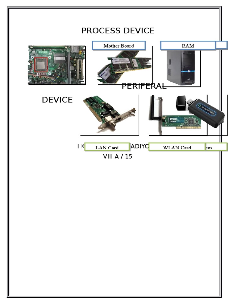 Computer Hardware Components Overview | PDF