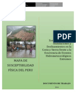 Mapa de Susceptibilidad Física Del Peru