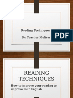 Reading Techniques